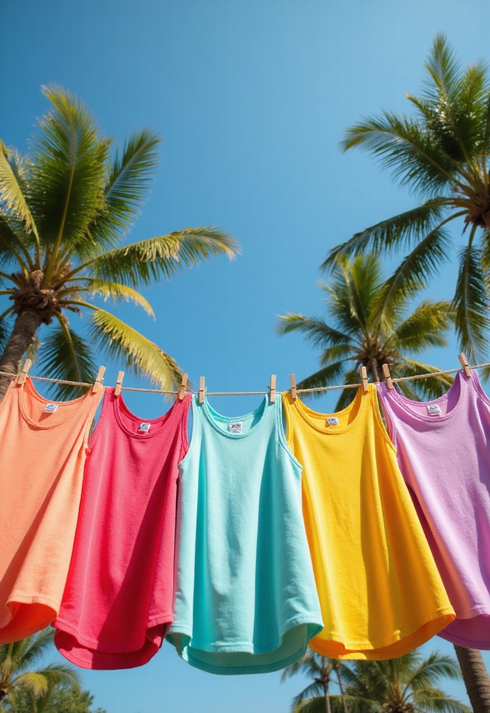 21 Tropical Resort Outfits That Will Make You the Star of Your Next Beach Vacation! (You Won't Believe #15!) - 7. Versatile Tank Tops