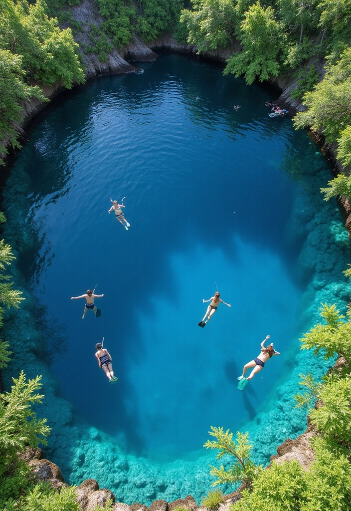 10 Breathtaking Snorkeling Spots in Jamaica That Will Leave You Speechless! - 7. The Blue Hole