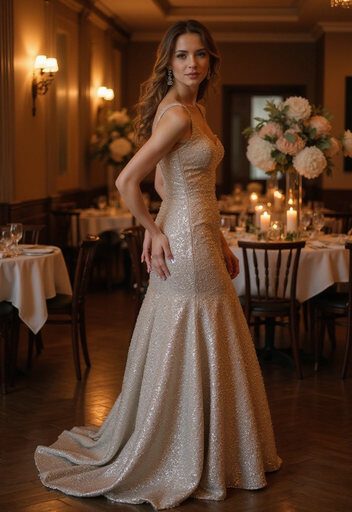15 Stunning Destination Wedding Outfits That Will Make You Say 'I Do!' - 11. Metallic Accents