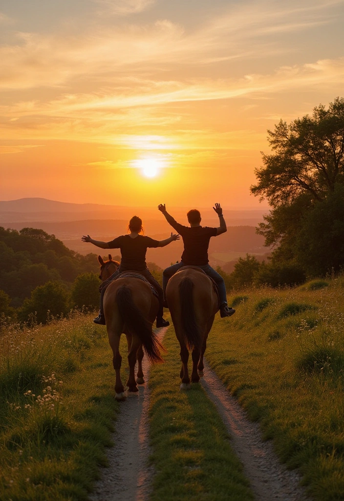 12 Outdoor Adventures for Couples That Will Ignite Your Romance (You Won't Believe #5!) - 7. Horseback Riding: A Gallop of Love