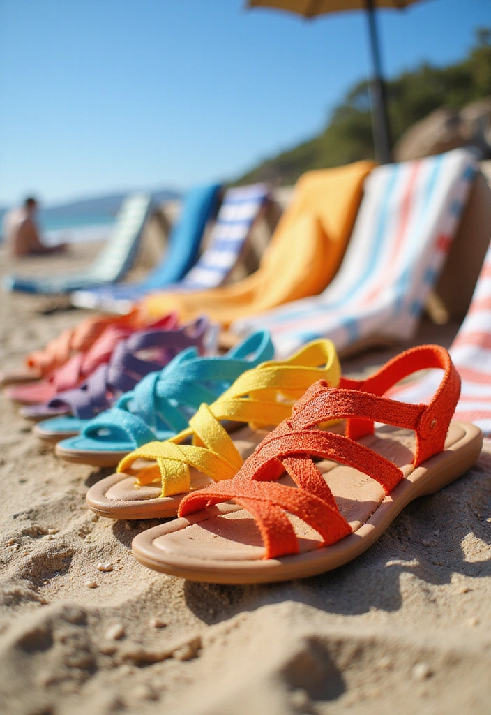 15 Beach Vacation Attire Ideas That'll Make You the Star of the Shore! - 7. Strappy Sandals