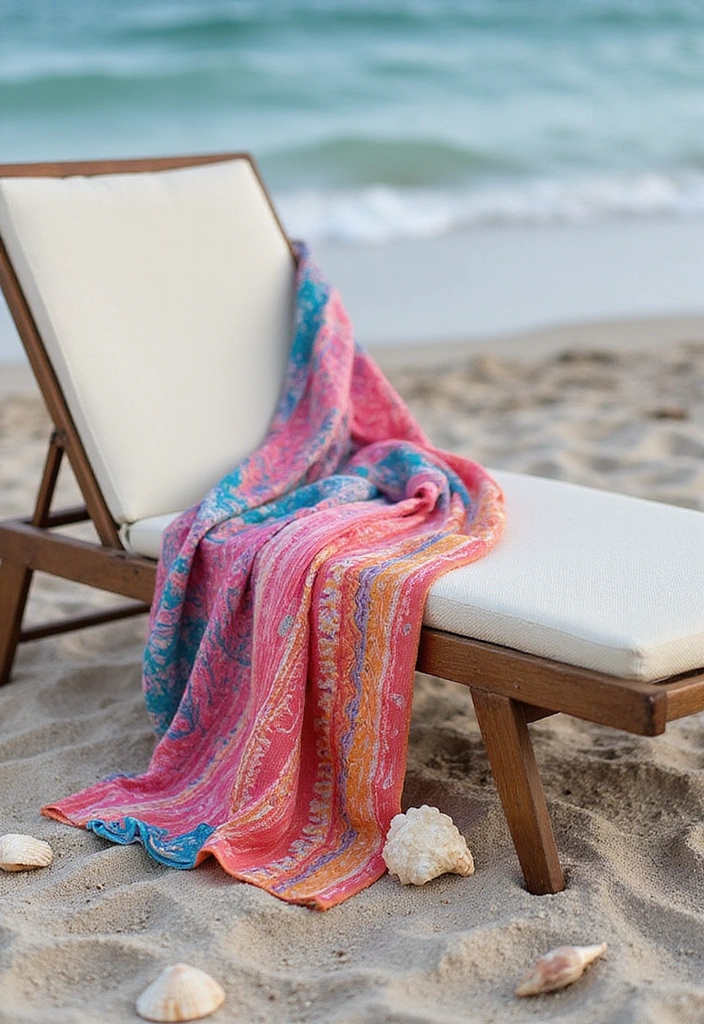 15 Beach Vacation Attire Ideas That'll Make You the Star of the Shore! - 15. Colorful Beach Wraps
