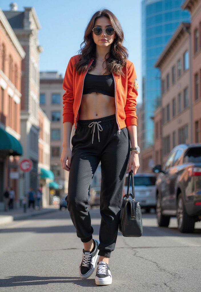 10 Casual Travel Looks That Will Make You Look Effortlessly Chic (You Won't Believe #4!) - 3. Chic Athleisure Vibes