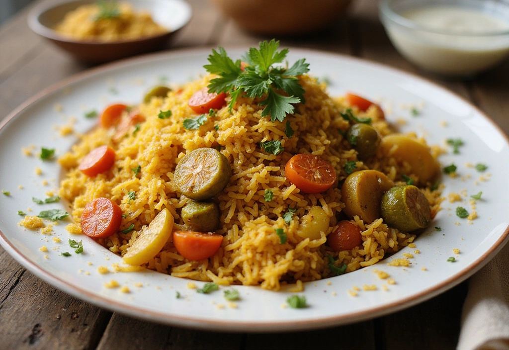 14 Delicious Vegetarian Indian Cuisine Recipes That Will Make You Forget Meat (Healthy and Yummy!) - 6. Vegetable Biryani