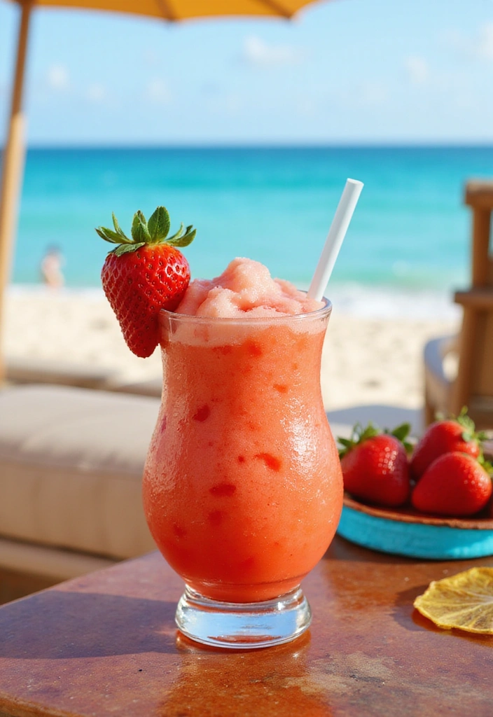10 Best Tropical Cocktails to Sip on Your Next Beach Vacation (You Won't Believe #5!) - 6. Strawberry Daiquiri