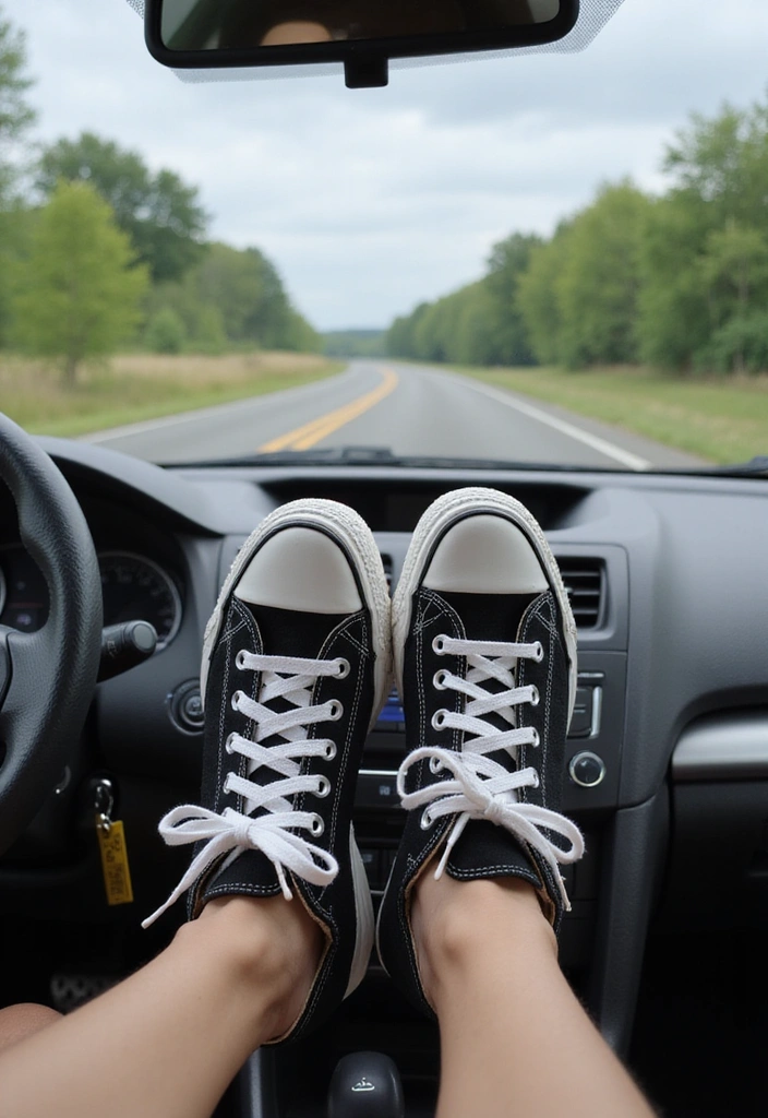 12 Must-Have Summer Road Trip Fashion Staples That’ll Have You Traveling in Style! - 2. Comfy Sneakers