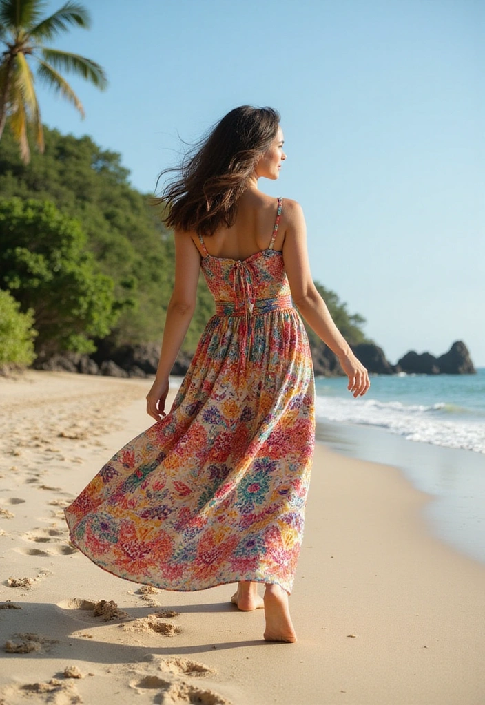 11 Island Getaway Fashion Ideas That'll Make You the Star of Your Next Beach Trip (Wait Until You See #8!) - 1. Flowy Maxi Dresses