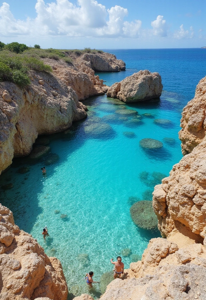 10 Hidden Eco-Tourism Gems in the Caribbean That Will Change Your Travel Game! - 10. Aruba's Natural Pool and Conservation Programs