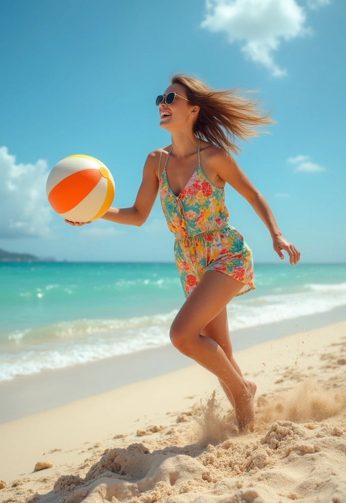 10 Stunning Beach Vacation Outfits That'll Make You Look Like a Sun-Kissed Goddess! - 5. Playful Rompers