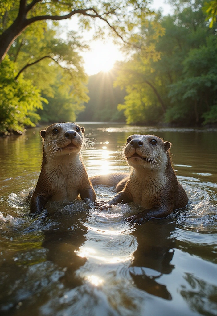 10 Unforgettable Wildlife Encounters in Brazil That Will Leave You Breathless! - 6. Encountering the Unique Wildlife of Pantanal: Giant River Otters