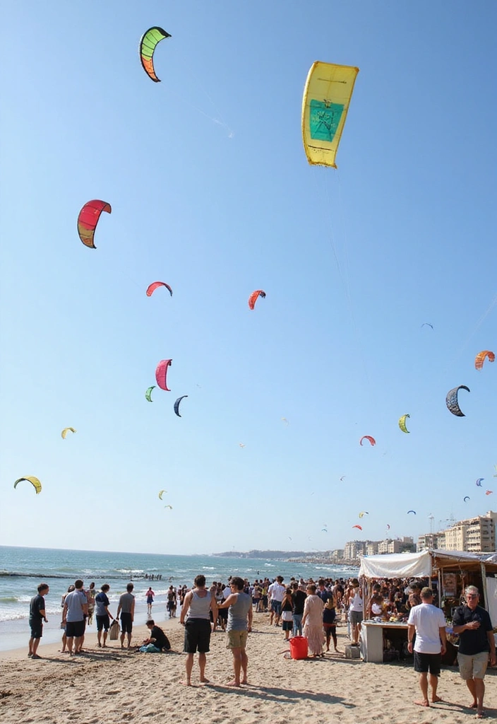Discover 10 Unforgettable Cultural Experiences at Coastal Locations That Will Leave You Breathless! - 6. Kitesurfing Festival, Tarifa, Spain