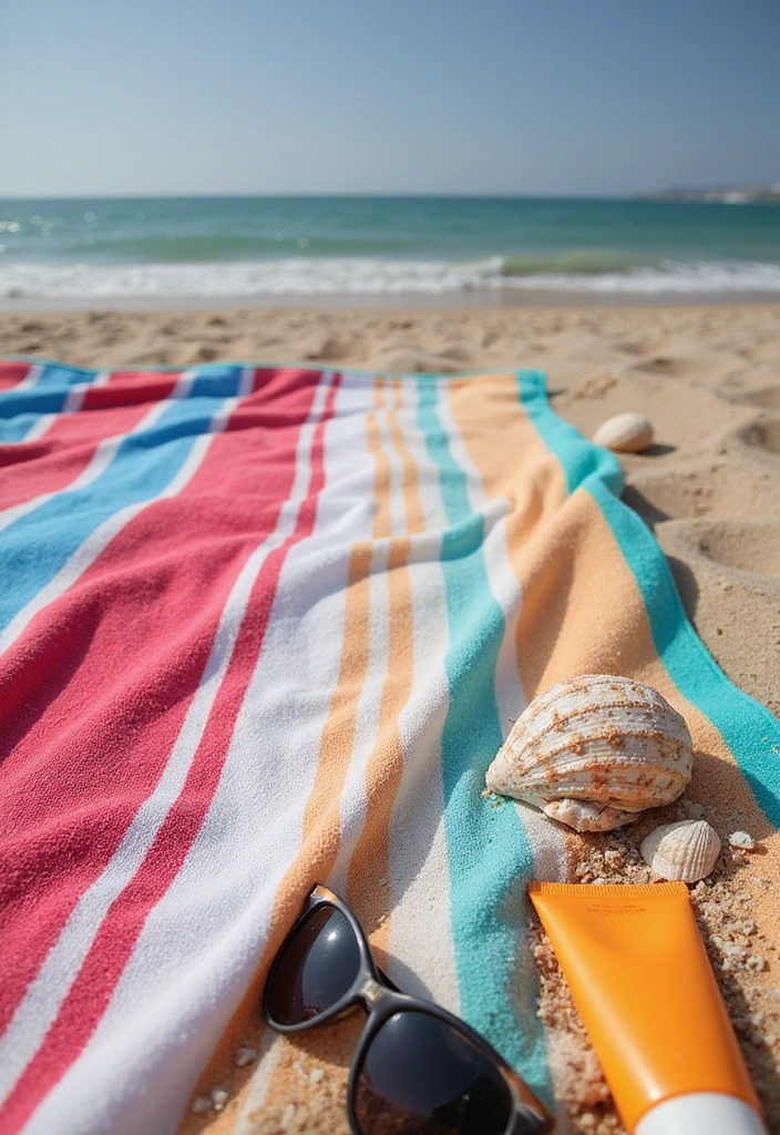 10 Must-Have Solo Travel Beach Essentials You Can't Leave Home Without! - 1. A Versatile Beach Towel