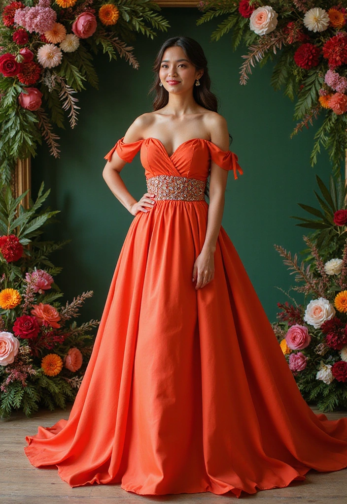 15 Stunning Destination Wedding Outfits That Will Make You Say 'I Do!' - 6. Bold and Bright Colors