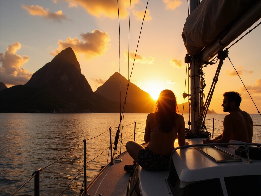 9 Romantic Caribbean Honeymoon Destinations That Will Leave You Breathless! - 1. St. Lucia: The Honeymooner’s Paradise