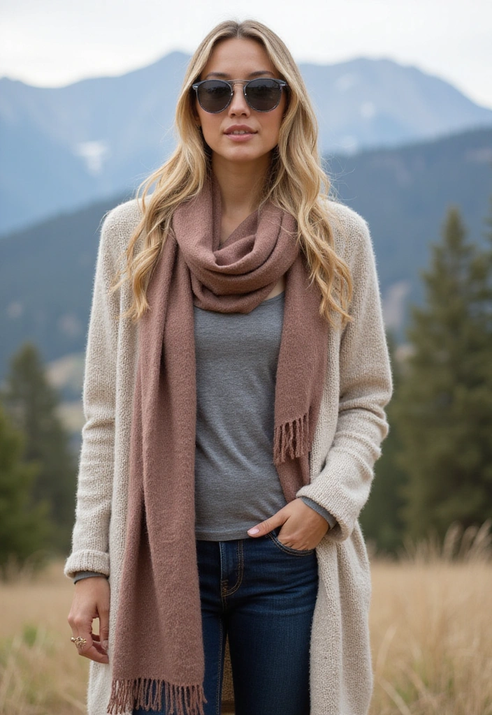 10 Casual Travel Looks That Will Make You Look Effortlessly Chic (You Won't Believe #4!) - 6. Cozy Layered Looks